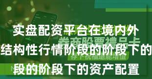 实盘配资平台在境内外股市处于结构性行情阶段的阶段下的资产配置